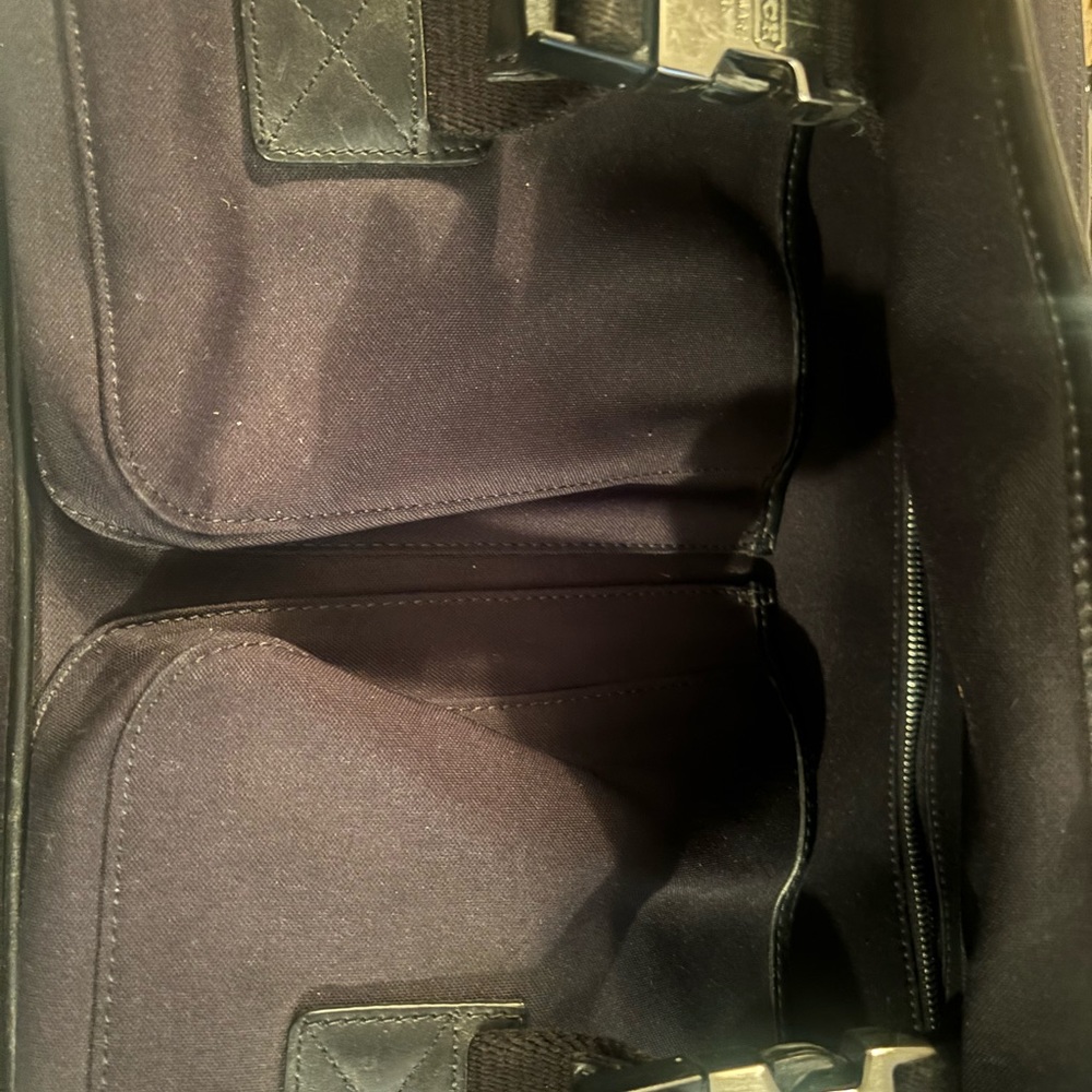 VINTAGE RARE COACH CANVAS LAPTOP/COMPUTER BAG. - Picture 7 of 8